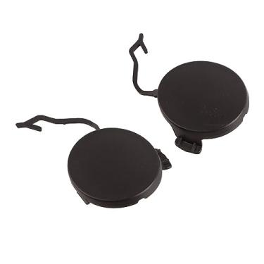 Imagem de Tbest Tampa de gancho de reboque para-choque dianteiro esquerdo direito substituição 2011 2014 par plástico 95850515600 95850515500