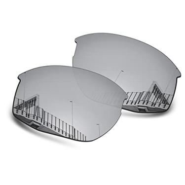Imagem de Well-aimed Lentes de reposição polarizadas de 1,5 mm para óculos de sol Oakley Mercenary OO9424, antiarranhões, resistente a impactos, Irídio prateado polarizado - 1,5 mm, One Size