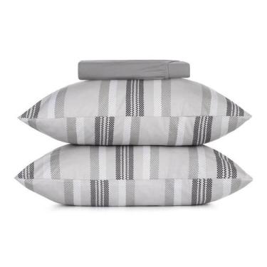 Imagem de Jogo Lencol King 3 Pcs Malha Algodão Miragem Altenburg