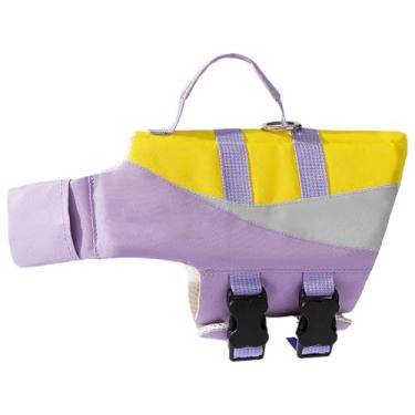 Imagem de Colete salva-vidas para cães – Colete salva-vidas para nadar, ajustável, moderno, flutuante, impermeável, para piscina, ao ar livre, resgate, filhotes, passeios de barco, animais de estimação