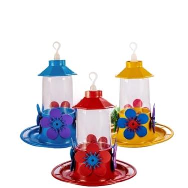 Imagem de Kit 3 Bebedouros para Pássaros e Beija-flor Grande – Hidratação Fácil e Eficiente