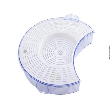 Imagem de Armadilha Elétrica Pega Moscas Recarregável USB, Giratória, Silenciosa, Branca, 24cm Diâmetro, 4W, Plástico