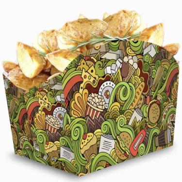 Imagem de Embalagem Para Porções E Batata Frita Verde 500Un - Pdv Print