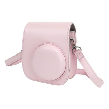 Imagem de GOWENIC Mini Bolsa Protetora para Câmera Instantânea, Capa Pu Durável para Mini 12 Com Filtros de Molduras Adesivas de álbum (Rosa claro)