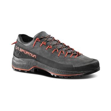 Imagem de La Sportiva Tênis De Caminhada/Abordagem Técnica Tx4 Evo Leather Masculino, Carbono/Tomate Cereja, 9,5