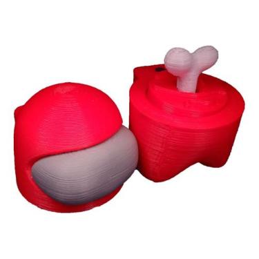 Imagem de Among us - 1 un - 6cm (vermelho) - ARTIS 3D