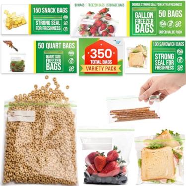 Imagem de Sacos para congelador, pacote variado, 350 unidades
