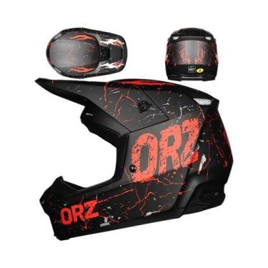 Imagem de Capacete Profissional Para Motocicleta Off-Road Para Mountain Bike DH 