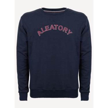 Imagem de Blusão Moletom Aleatory Arched Marinho-Masculino