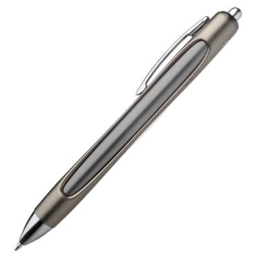 Imagem de Caneta Esferográfica Metálica com Ponta Touch, Escrita Azul, Multifuncional com Chave de Fenda, Phillips, Suporte para Smartphone, Limpador de Tela, Régua (Cinza .)