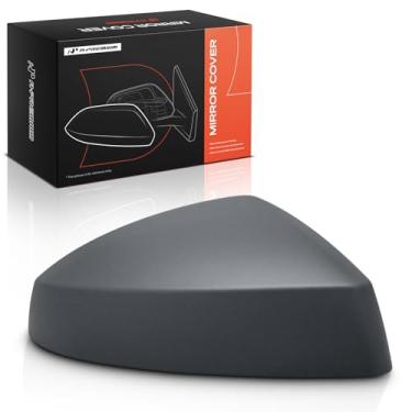 Imagem de A-Premium Tampa do espelho retrovisor do lado do passageiro - compatível com Audi A3 S3 2015-2020, A3 Sportback e-tron 2016-2018 - Cinza preparado, com orifício de seta, com sistema de aviso de saída