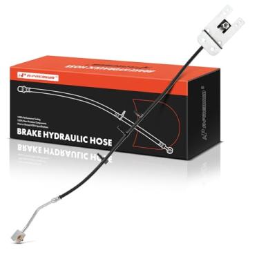 Imagem de A-Premium Mangueira hidráulica de freio dianteiro do lado do passageiro compatível com modelos Ford selecionados - F-650 F650 2016-2019/2021-2024, F-750 F750 2016-2019/2021-2024 - Substituição