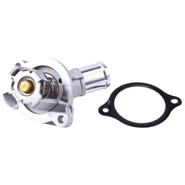 Imagem de Czomoizc 12656949 Conjunto de carcaça do termostato de refrigeração do motor 12669633 compatível com Buick Encore 2016-2019 Chevrolet Cruze 2016-2022 1.4L