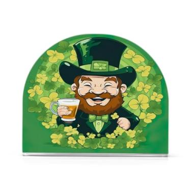 Imagem de Wassud Leprechaun (2) Porta-guardanapos de acrílico, dispensador de guardanapos de papel moderno em forma de U para mesa, cozinha, sala de jantar, bancada 1 peça (comporta 50-60 guardanapos)