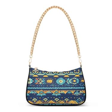 Imagem de CEBUGI Bolsas transversais femininas bolsa de ombro com fundo abstrato, bolsa clutch elegante com alça de corrente