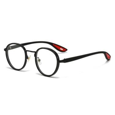 Imagem de JRLLFD Óculos de sol vintage para atividades ao ar livre, redondos, fashion, plástico, titânio, masculino, uv400, feminino (HT)