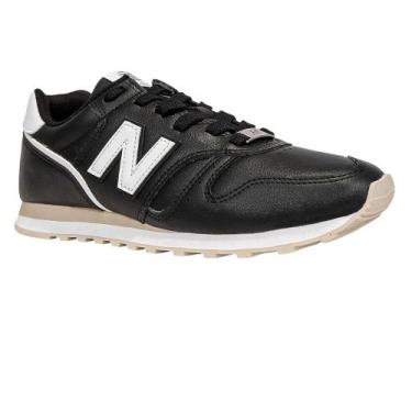 Imagem de Tenis new balance 373v2 masculino, Preto, Branco, 39
