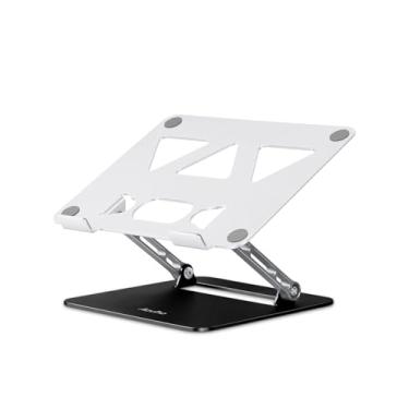 Imagem de Aoviho Suporte de laptop ajustável para mesa, suporte de laptop portátil e elevador, suportes dobráveis de alumínio para MacBook Air Pro, HP, Lenovo, Dell, Samsung, 10-15,6 polegadas