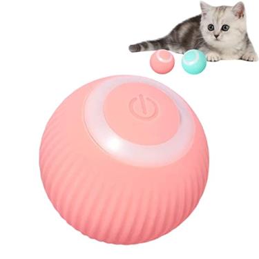 Imagem de Brinquedo para Gato Brinquedos Interativos Recarregáveis com Luz LED Type-C Gatos Rotativos Automáticos 360 e Filhotes de Cachorro Indoors Estimulam o Instinto Caça Perseguição