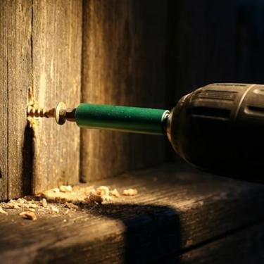 Imagem de Haste de extensão hexagonal magnética resistente 1/4 telescópica de liberação rápida suporte de broca elétrica (1 peça, 80 mm)