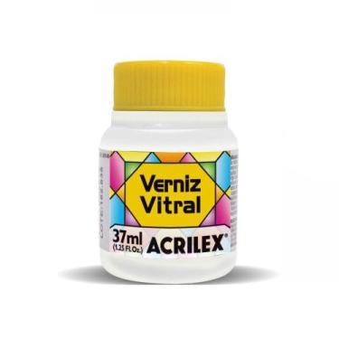 Imagem de Verniz Vitral Acrilex 37ml Transparente Brilhante