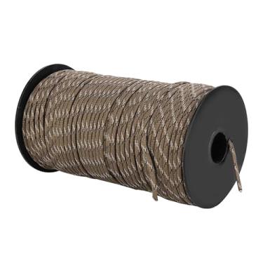 Imagem de SPYMINNPOO Corda de Segurança de Pára-quedas de Sobrevivência para Escalada e Caminhada Ao Ar Livre, Cabo Resistente para Resgate e Empacotamento, 100m (Camuflagem do Deserto)
