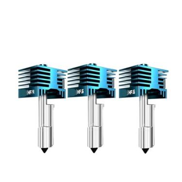 Imagem de Bocal de aço endurecido hotend, compatível com bambu lab h2d/h2s/p2s, cabeça de impressão extrusora combo peça de impressora 3d(466)