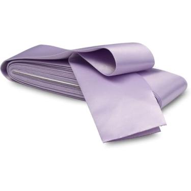 Imagem de 5,8 cm x 11,5 m de lavanda cetim cobertor fita de encadernação dobra única costura em cetim dupla face acabamento suave acabamento durável ideal para colcha de borda cobertor artesanato projetos faça