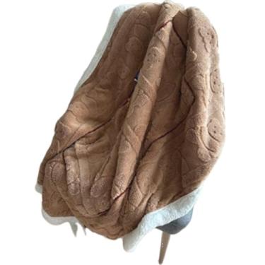 Imagem de Xaile Poncho - Poncho Quente De Flanela Com Botões,Mantas Vestíveis,Para Casa Trabalho Inverno Leitura Sofá Cama Viagem Campismo