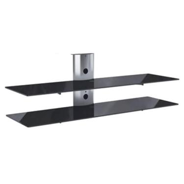 Imagem de Rack Airon Simply 135/2 C BLACK GLASS BLACK