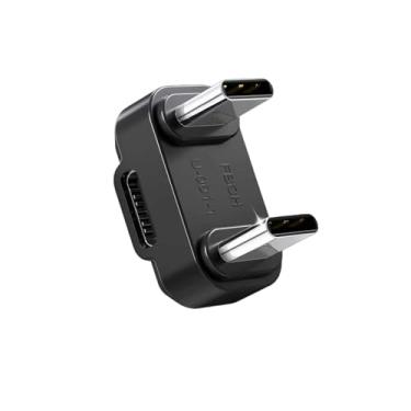 Imagem de Littlefixer Conversor adaptador USB C para USB C OTG para microfone em forma de U, adaptador tipo C para tipo C para iPhone 14/13 e anterior, compatível com DJI Mic 3 Mic 2 e DJI Mic mini suporta