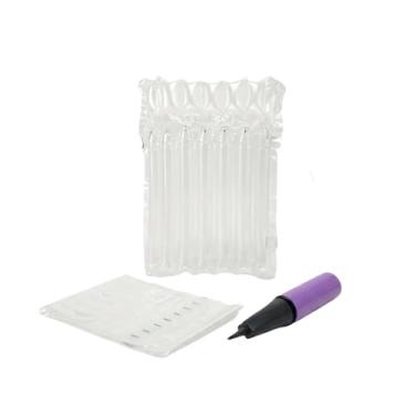 Imagem de Pacote com 20 bolsas protetoras infláveis rápidas para porta-retratos de até 28 x 35 cm – Mangas leves com bolhas de ar, bolsas de transporte seguro, proteção inflável reutilizável com bomba manual