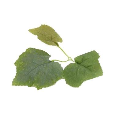 Imagem de Folhas Artificiais Verdes 30-60 Peças Decorações De Plantas Simuladas 