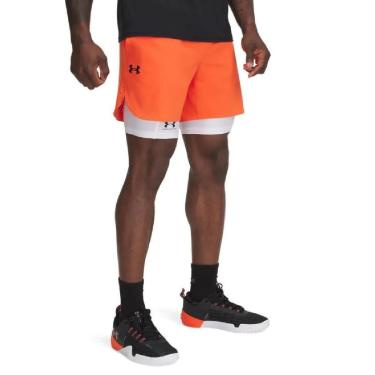 Imagem de Shorts de Treino Under Armour Vanish Elite Masculino Laranja-Masculino