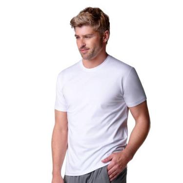Imagem de Blusa Meia Manga Fitness Genderless Unissex Branco Zee Rucci, GG
