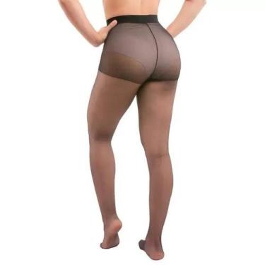 Imagem de Meia Calça Feminina Adulta Trifil Invisível Fio 7 Maquiagem, Preto, M