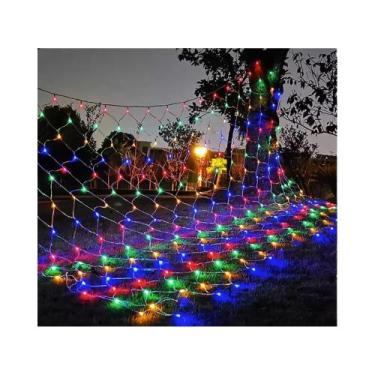Imagem de Guirlandas De Natal LED Grandes 3mx2m 2mx2m 1.5mX1.5m Cortina De Luz E