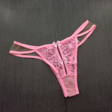 Imagem de Tanga Julia Renda e Tule Cor:PanteraTamanho:GG - Perereca Sarada Retrô