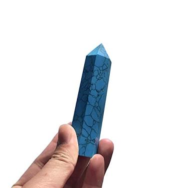 Imagem de Torres de pedras preciosas polidas naturais torres de cristal varinhas de ponta azul (tamanho: verde claro)