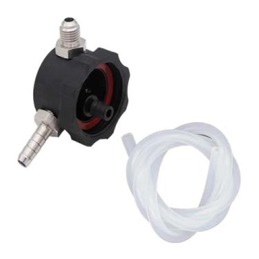 Imagem de Tampa de crescimento de vidro para fabricação caseira com mangueira de silicone, dispensador portátil de Growler, equipamento de barril de cerveja caseira, acessórios de fabricação de cerveja