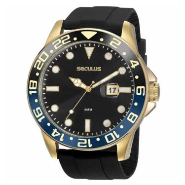 Imagem de Relogio Seculus Masculino Pulseira Preta 20902GPSVDU1-Unissex