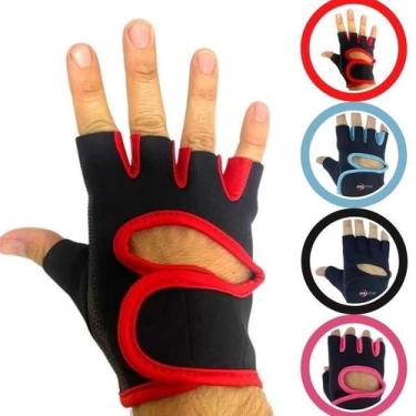 Imagem de PAR DE LUVA PROFISSIONAL ACADEMIA ESPORTE TREINO MUSCULAÇÃO CICLISMO E