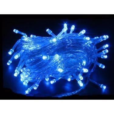 Imagem de Pisca Pisca 220v Natal Led 100 Lâmpadas 8 funções 9 Metros  - Fuxing