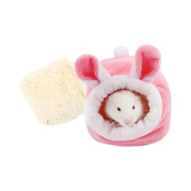 Imagem de Ninho Quente De Algodão Para Hamster, Saco De Dormir De Inverno Para P