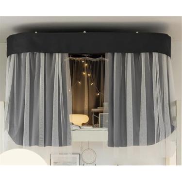 Imagem de Barraca de beliche de malha respirável, cortina de cama estilo princesa para crianças, design leve e elegante, perfeita para festas do pijama e brincadeiras