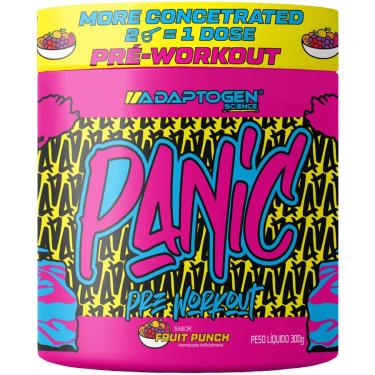 Imagem de Pré Treino Panic Adaptogen Super Concentrado 300g Explosivo - Fruit Punch