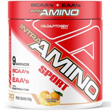 Imagem de Intra Amino Sport Adaptogen 201g Intra e Pré Treino Tangerina