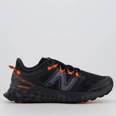 Imagem de Tênis New Balance Fresh Foam Garoé Preto e Laranja-Masculino