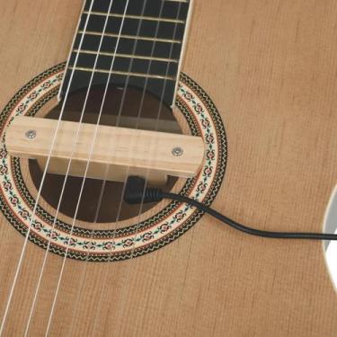 Imagem de Captador De Som Para Violão Acústico Com Volume Ajustável E Amplificad