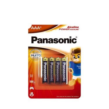 Imagem de Pilha Alcalina AAA4 Panasonic  4 Unidades